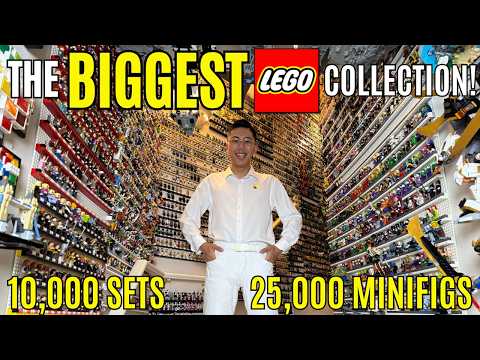 World's BIGGEST LEGO Collection Tour: 10,000 Sets, 25,000 Minifigs!