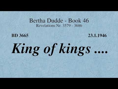 BD 3665 - KING OF KINGS ....