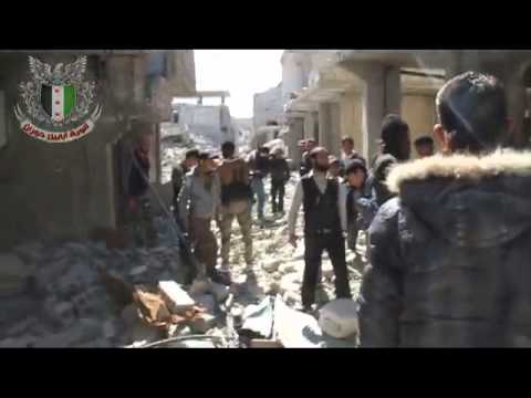 انتشار مقاتلي لواء زيد بن ثابت الأنصاري التابع لألوية أبابيل حوران في حي سيدي مقداد في بلدة ببيلا في ريف دمشق ضمن معركة "18 آذار"