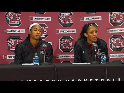 POST-GAME: Alaina Coates, A'ja Wilson on Maine — 11/21/16