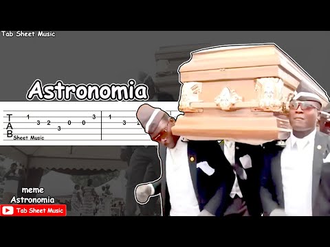 Astronomia Meme (Coffin Dance Meme) Guitar Tutorial Video