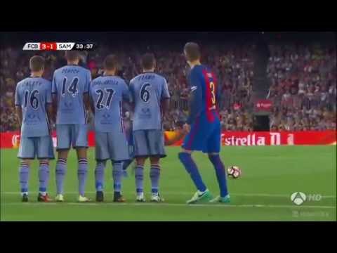 FC Barcelona vs Sampdoria 3-2 All Goals HD 10/8/2016