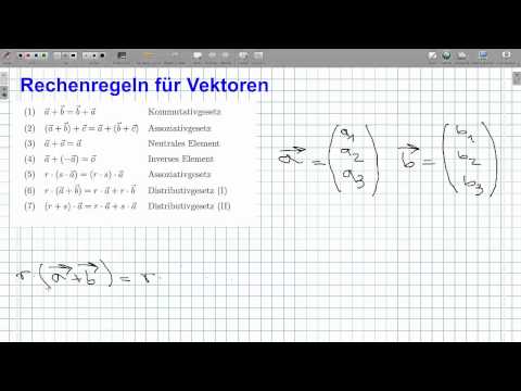 ANG.006 Rechenregeln für Vektoren