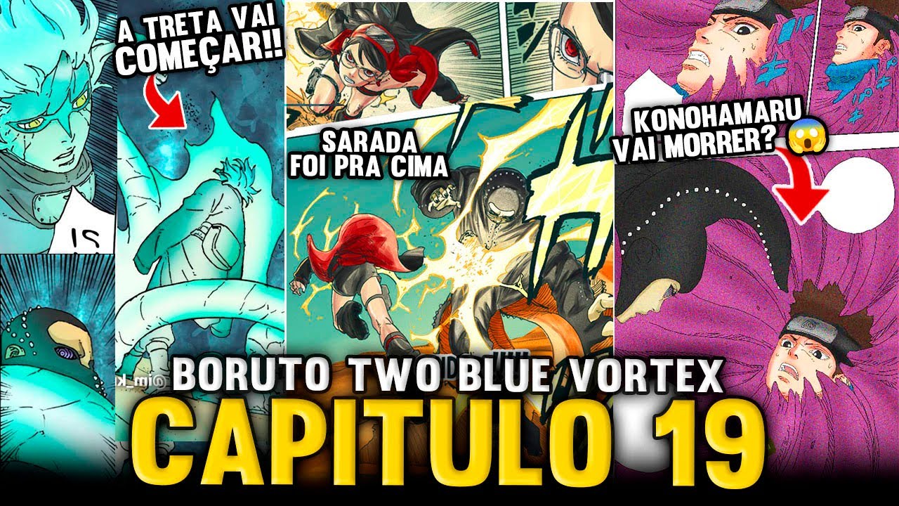 BOMBA! TIME 7 ESTA EM APUROS E KONOHAMARU PRESTES A MORRER EM BORUTO TWO BLUE VORTEX - CAP 19