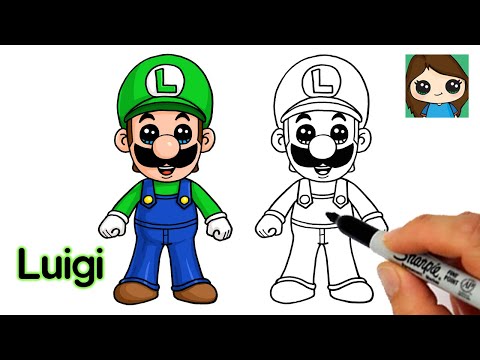 How to Draw Luigi | Super Mario