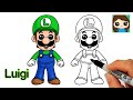 How To Draw Luigi Super Mario