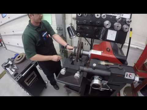 Hunter Brake Lathe - Turning a Brake Rotor