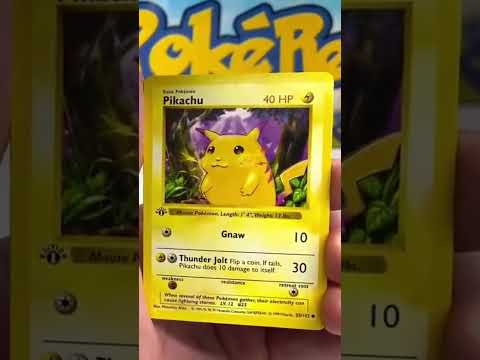 Yellow Cheeks Pikachu 1st Edition