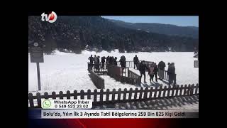 Bolu’da, Yılın İlk 3 Ayında Tatil Bölgelerine 259 Bin 825 Kişi Geldi