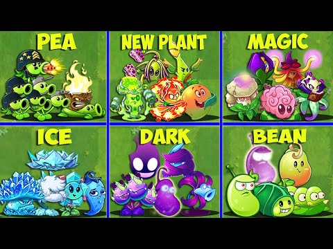 6 Team PEA x MAGIC x NEW x DARK x BEAN x ICE Battlez - WHo Will WIn? - PVz 2 Battlez