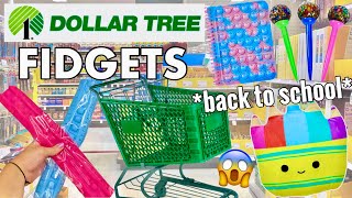 BACK TO SCHOOL FIDGET SHOPPING AT DOLLAR TREE! 🤑 Rare Pop its & $1 School Supplies | Shopping Spree
