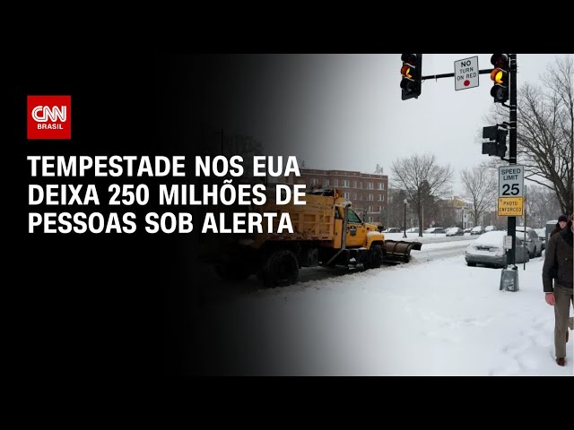 Mais de 250 milhões estão sob alerta de frio extremo nos EUA; 12 morreram | BASTIDORES CNN