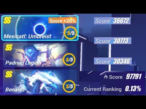 [HI3SEA] Memorial W8 - Umbreist(36672/30560); Padrino (30773); Benares (30346) - Exalted