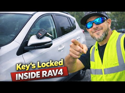 HOW TO UNLOCK A TOYOTA RAV 4 - KEYS LOCKED INSIDE