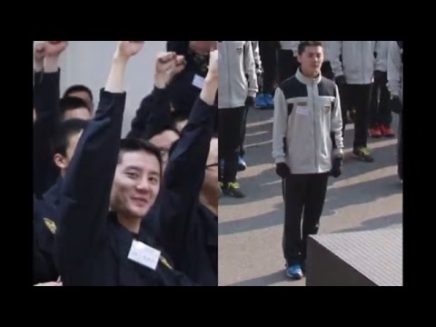 Photos of JYJ's Junsu at police education training revealed