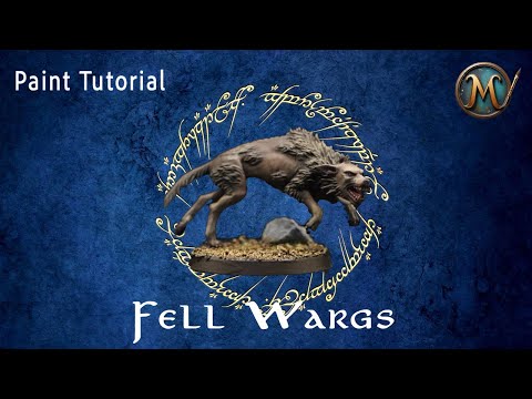 How to paint Fell Wargs | Lord of the Rings MESBG Painting Tutorial
