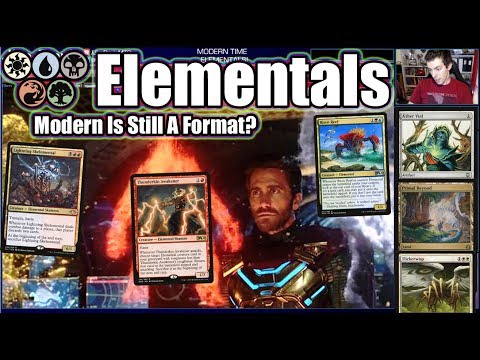 Modern Is Still A Format! Five Color Elementals! Look At The Card!