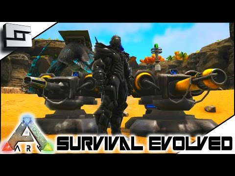 FUTURISM TURRETS! Modded ARK: Mystic Academy E16 ( Ark Survival Evolved Gameplay )