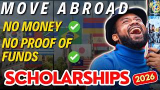 Move Abroad WITHOUT MONEY AND PROOF OF FUNDS! | Scholarships