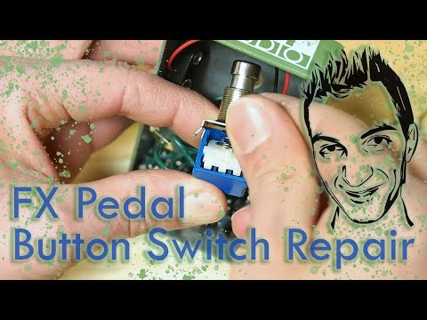 Effects Pedal Button Switch Repair | Fix cutting out, crackling, static from foot switch
