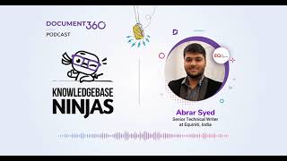 Explore Documentation Lifecycle with Abrar Syed of Equiniti India