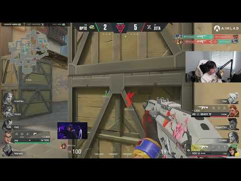 TenZ is amazed how ZETA entry with OPTIC 4 stack "No Way!"