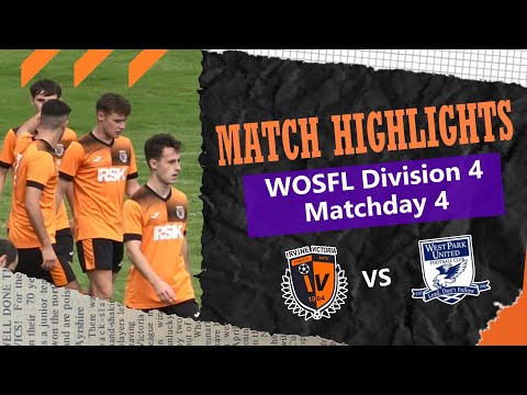 Irvine Vics 2 : West Park Utd 4 - 9th August 2025