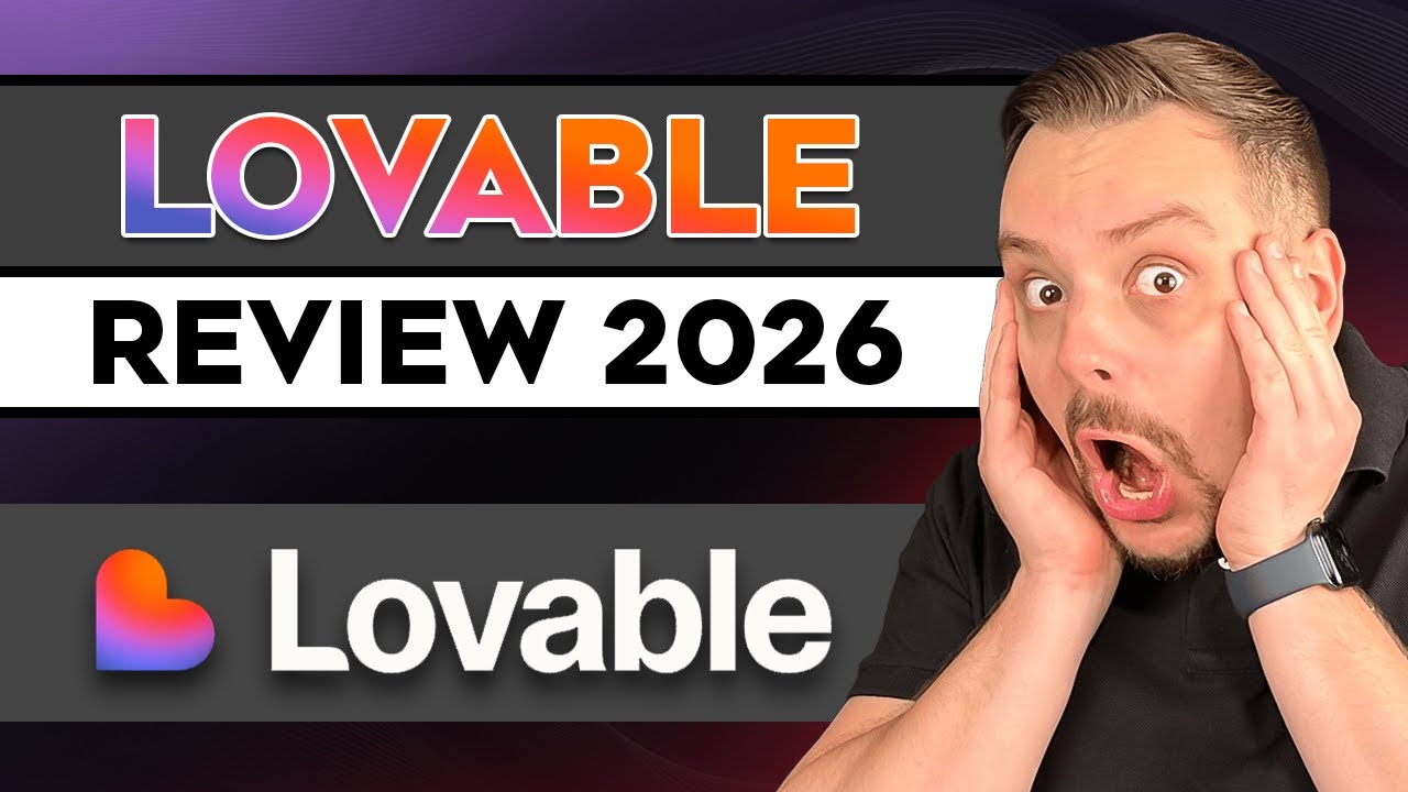 Lovable AI Review - 2026 | I Tested Their AI Website Builder - Worth the Hype? video thumbnail