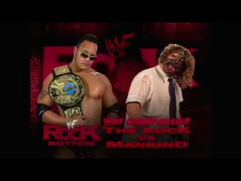 Story of The Rock vs. Mankind | Rock Bottom 1998