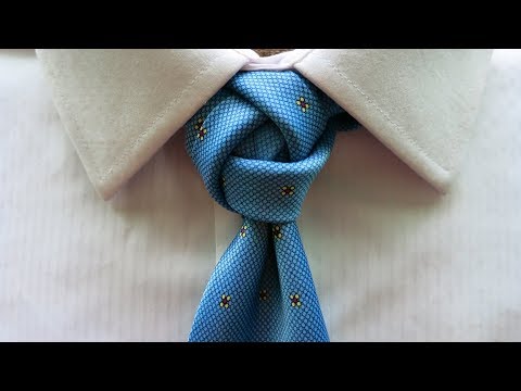 How to tie a tie - Bermuda's Triangle necktie knot
