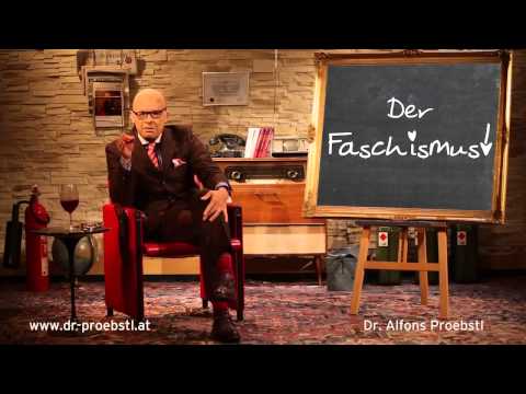 Dr  Alfons Proebstl 40   Der Faschismus