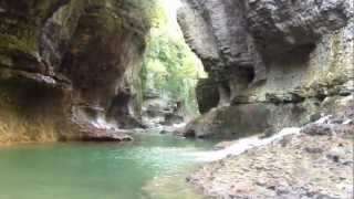 preview picture of video 'Gachedili canyon in Martvili, Georgia. (გაჭედილის კანიონი)'