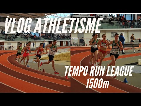 Vlog athlétisme - Tempo Run League - 1500m 🥳 - (avec Alice qui fait moins de 4"30 sur 1500m 🤯)