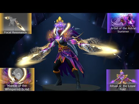 Templar Assassin Mix Set Focal Resonance /Headdress of the Loyal Fold / Mantle of the Whispered Bond