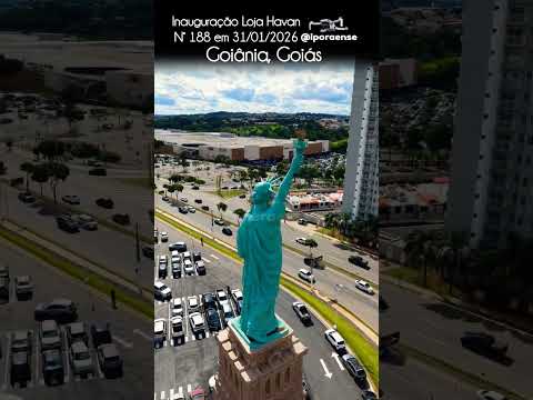 GOIÂNIA GOIÁS, PROJETO VISÃO AÉREA - INAUGURAÇÃO DA LOJA 188 HAVAN.