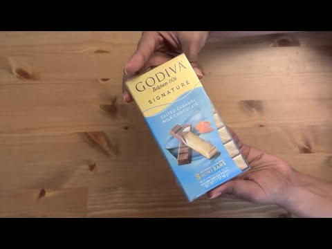 4K | Godiva Signature | Salted Caramel Milk Chocolate | 🎁 Unboxing🎁  @godiva