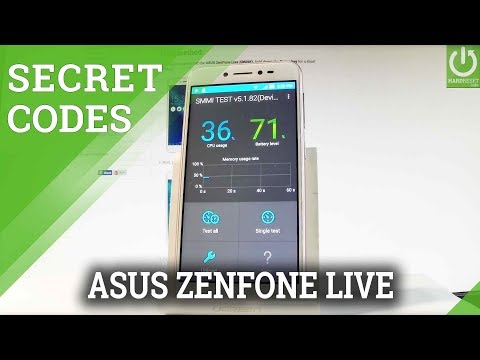 SECRET CODES in ASUS ZenFone Live - Hidden Menu / Tricks