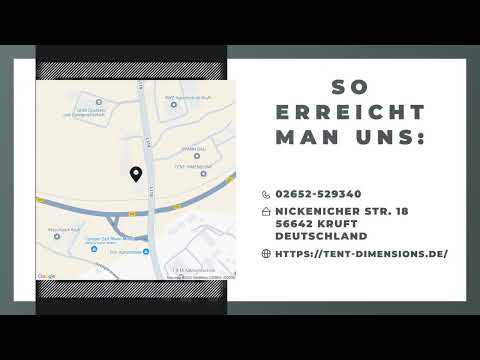 TENT DIMENSIONS GmbH YouTube-Vdeominiatur 11