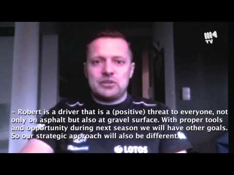 Maciek Szczepaniak - interview after Rallye de France-Alsace 2014 (eng subtitles)