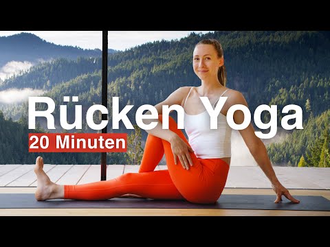 Rücken Yoga für Anfänger 20 Minuten | Lower Back Pain Relief | unterer Rücken + Hüfte