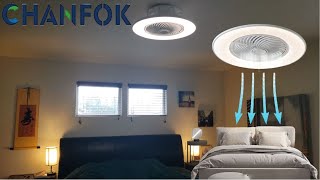 CHANFOK Modern Ceiling Fan With LED Lights | How To Install A Ceiling Fan