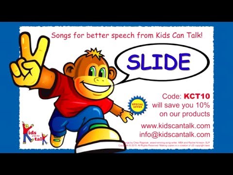 Speech therapy - toddlers practice action words & motor imitation using songs from kidscantalk.com