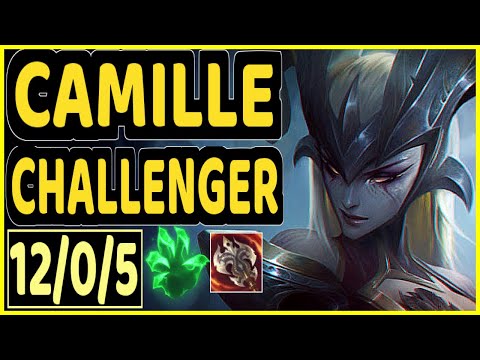 CAMILLE MID - VROW (CAMILLE) vs IRELIA - 12/0/5 KDA CHALLENGER GAMEPLAY - EUW