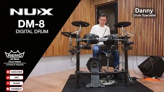 Video thumbnail for NUX DM-8 Digital Drum with Remo Mesh Heads - Review by Danny by LBS MUSIC WORLD