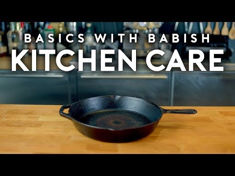 Whetstone Angles, Cast Iron Re-Seasoning & More: Babish's Complete Kitchen Tool Maintenance Guide