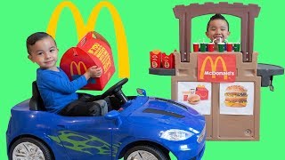 McDonald's Happy Meal Drive Thru Pretend Play With CKN Toys