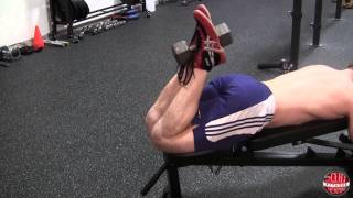How To: Dumbbell Hamstring Curl  - Duration: 2:56