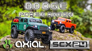 Axial SCX24 Dodge Power Wagon 1940 1:24 4WD zelený
