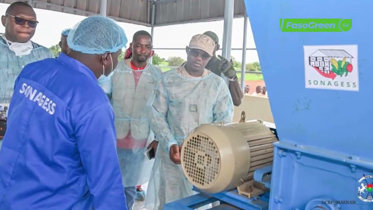 Transformation agroalimentaire : Le Ministre inaugure l'unité de production d'aliments de Korsimoro