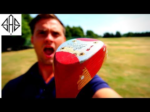 300 YARDS WITH A CHEAP £5 WOODEN DRIVER?!?